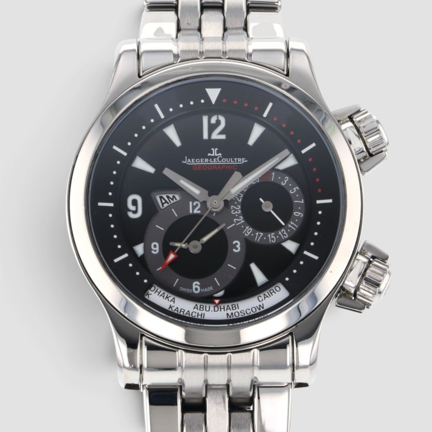 Master Compressor Geographic 41mm Steel Black Dial