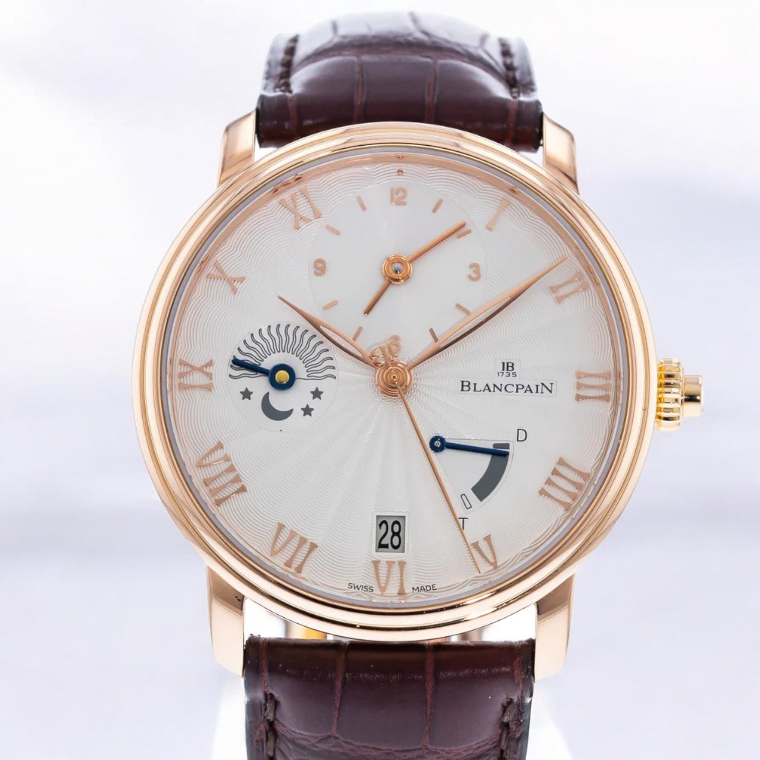 Villeret Half Timezone18k Auto Box/papers