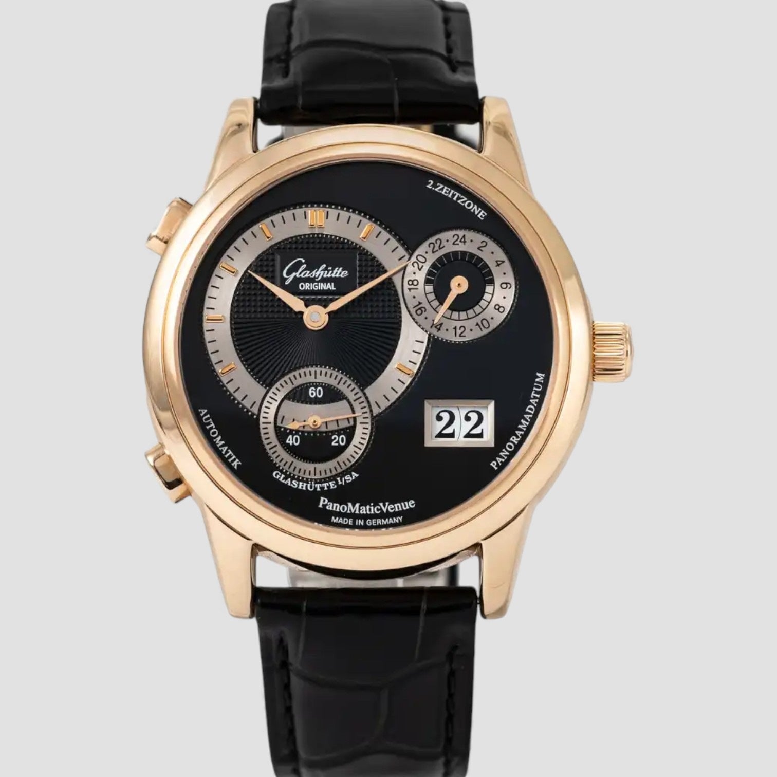 PanoMaticVenue Rose Gold Automatic Watch