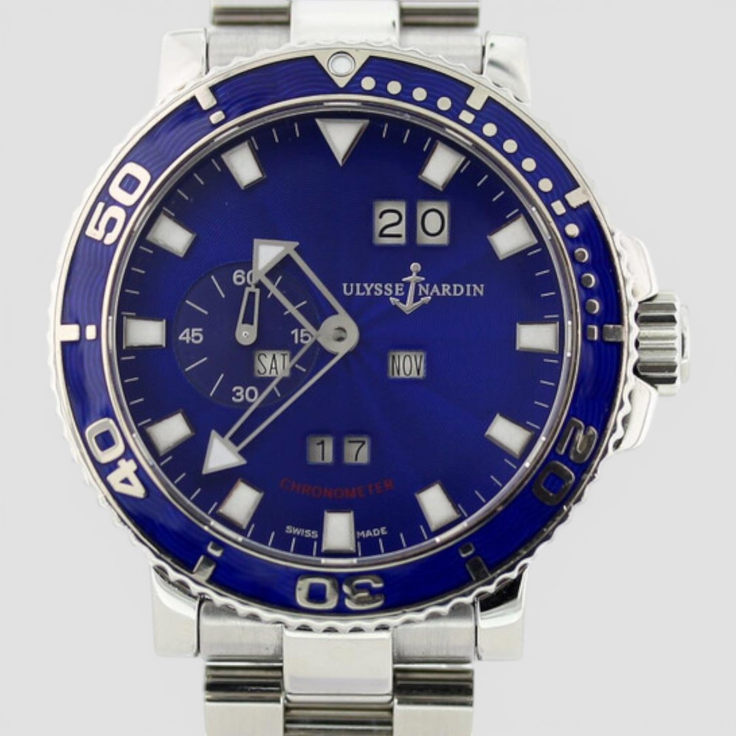 Marine Acqua Perpetual Automatic Blue Dial Men's Watch