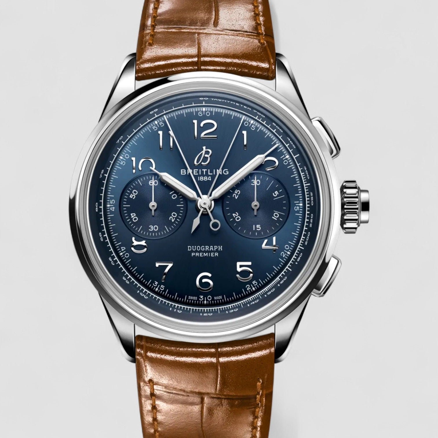 Premier B15 Duograph 42 Blue Dial