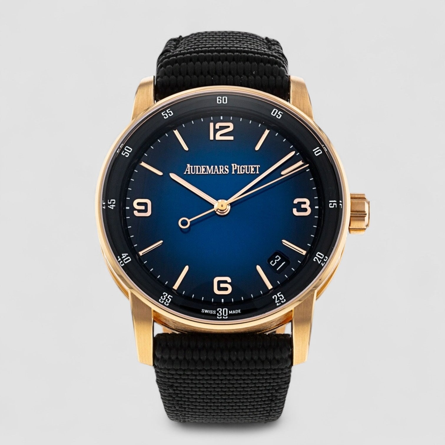 Code 11.59 Automatic 18k Rose Gold / Blue Dial