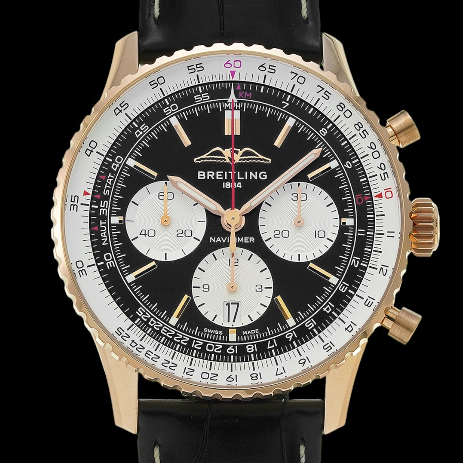 Navitimer B01 Chronograph 43 Red Gold