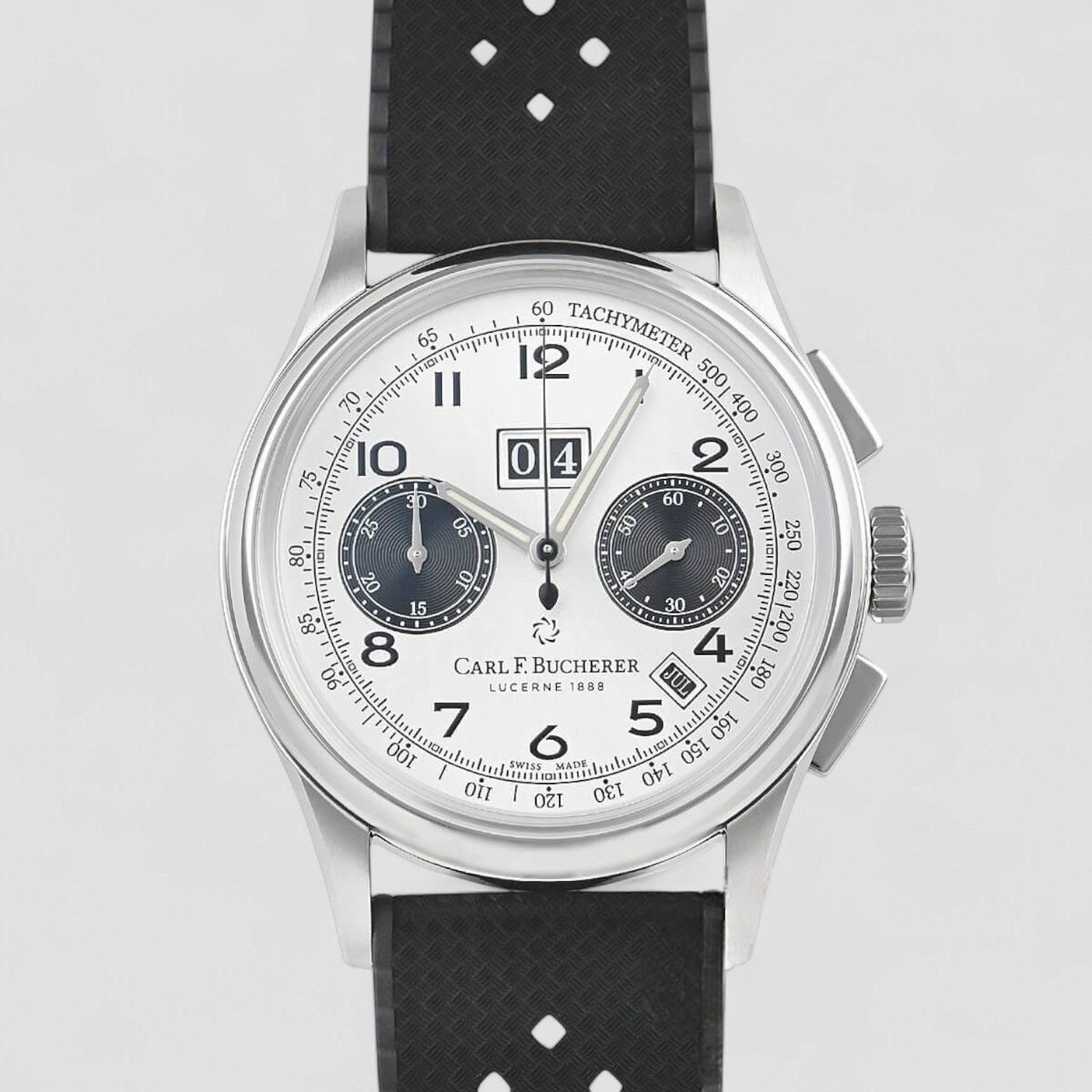 Heritage Chronograph Automatic Silver Dial Unisex Watch