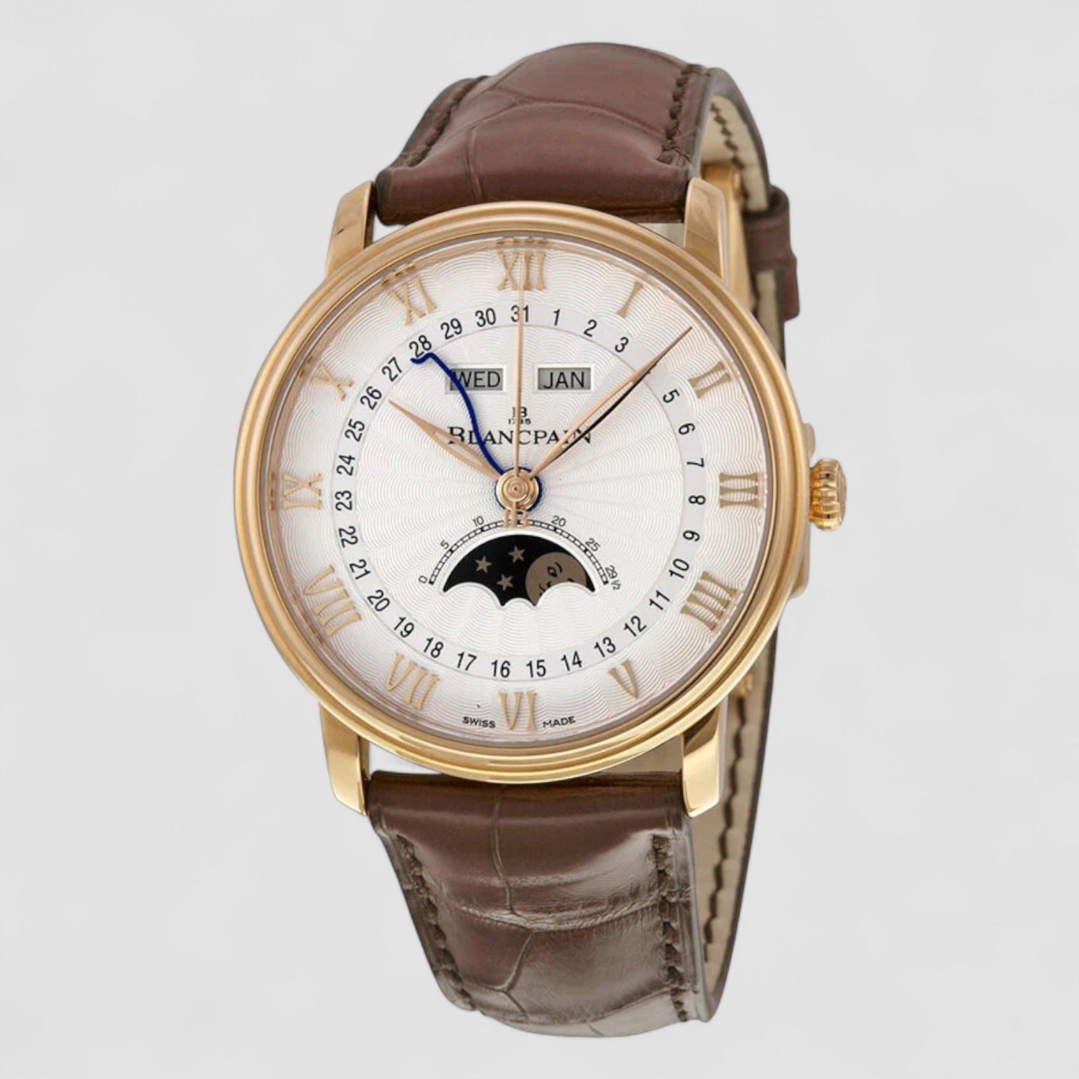 Villeret Moonphase & Complete Calendar 18K Rose Gold 40MM