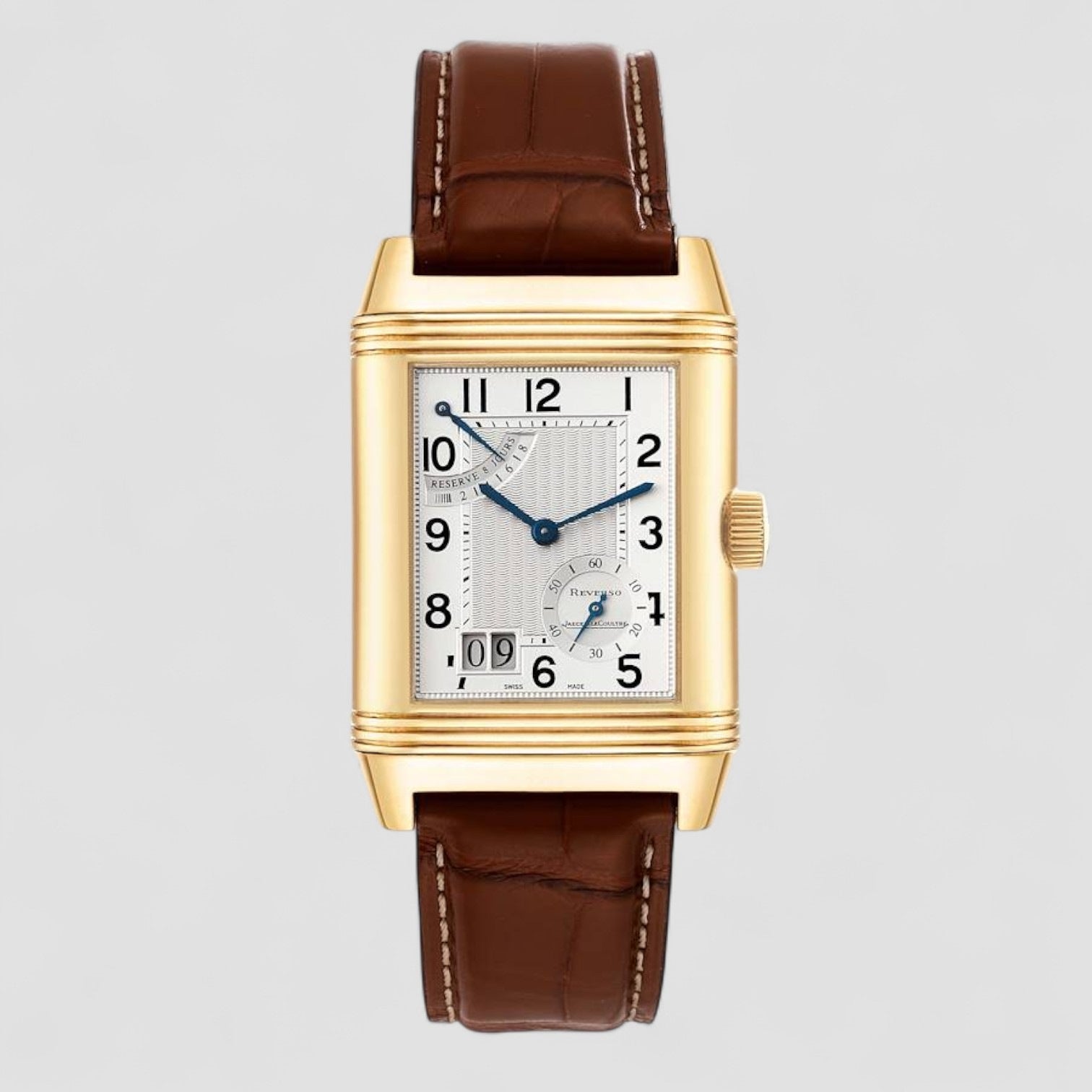 Reverso Grande Date Power Reserve 18K Yellow Gold Manual Wind