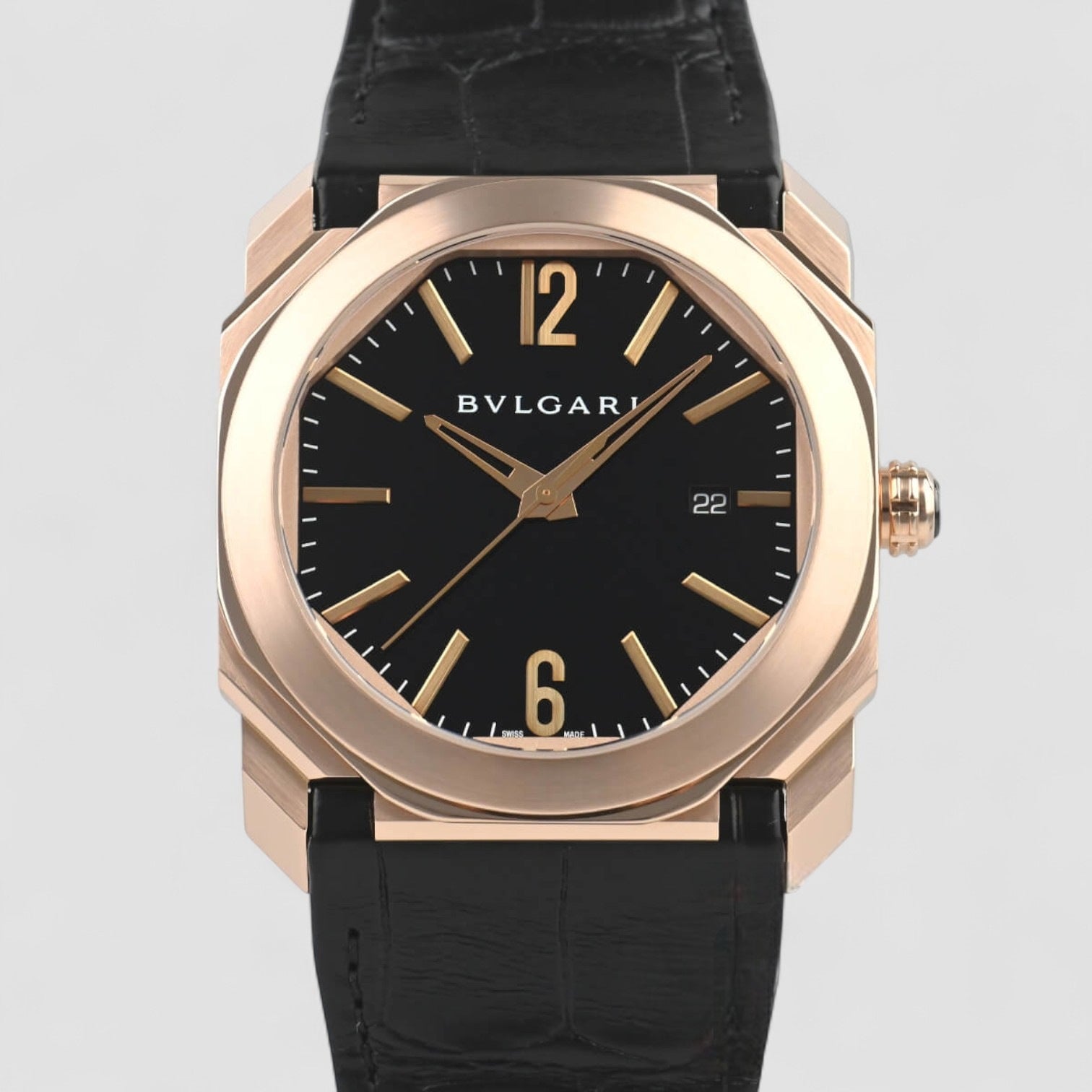 Octo Solotempo Black Dial Automatic Men's Watch