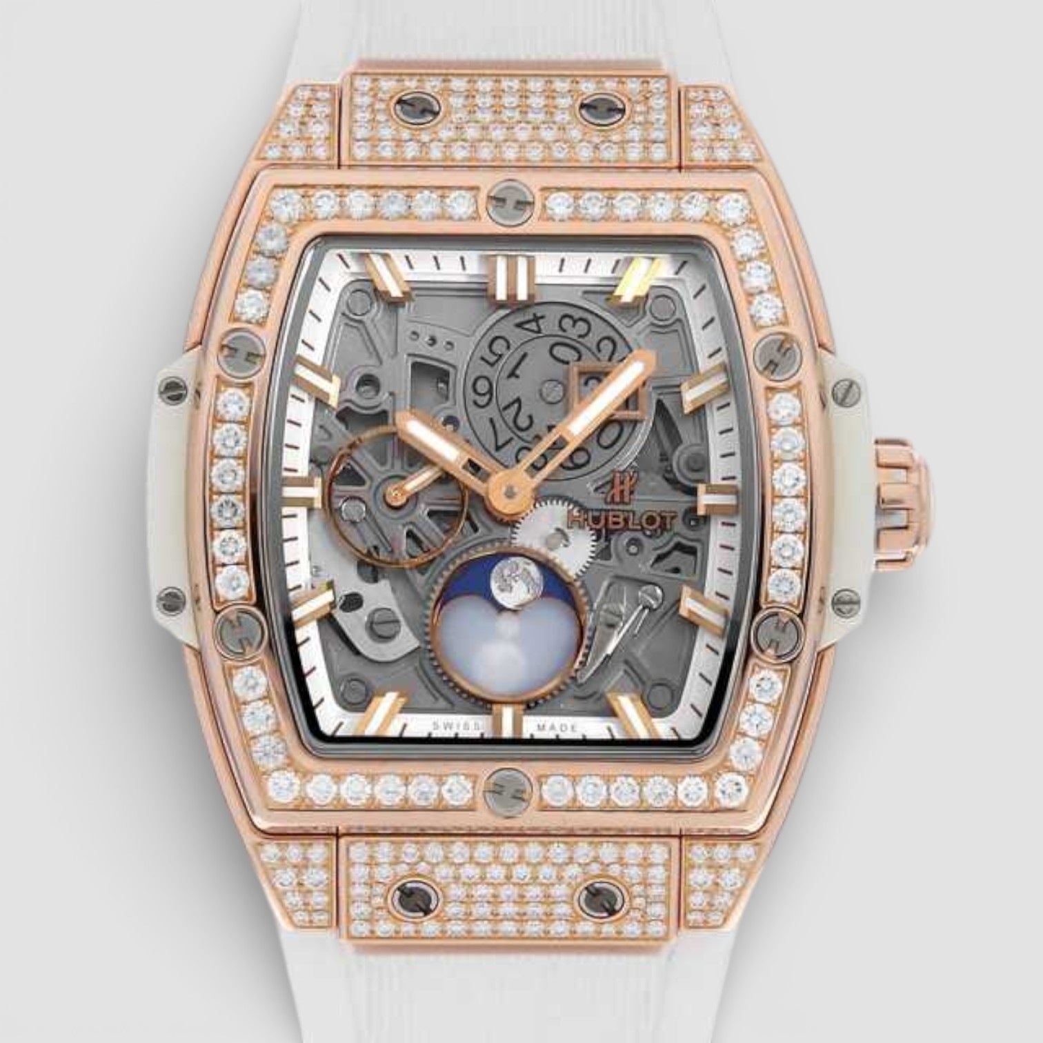 Spirit Of Big Bang King Gold White Pave