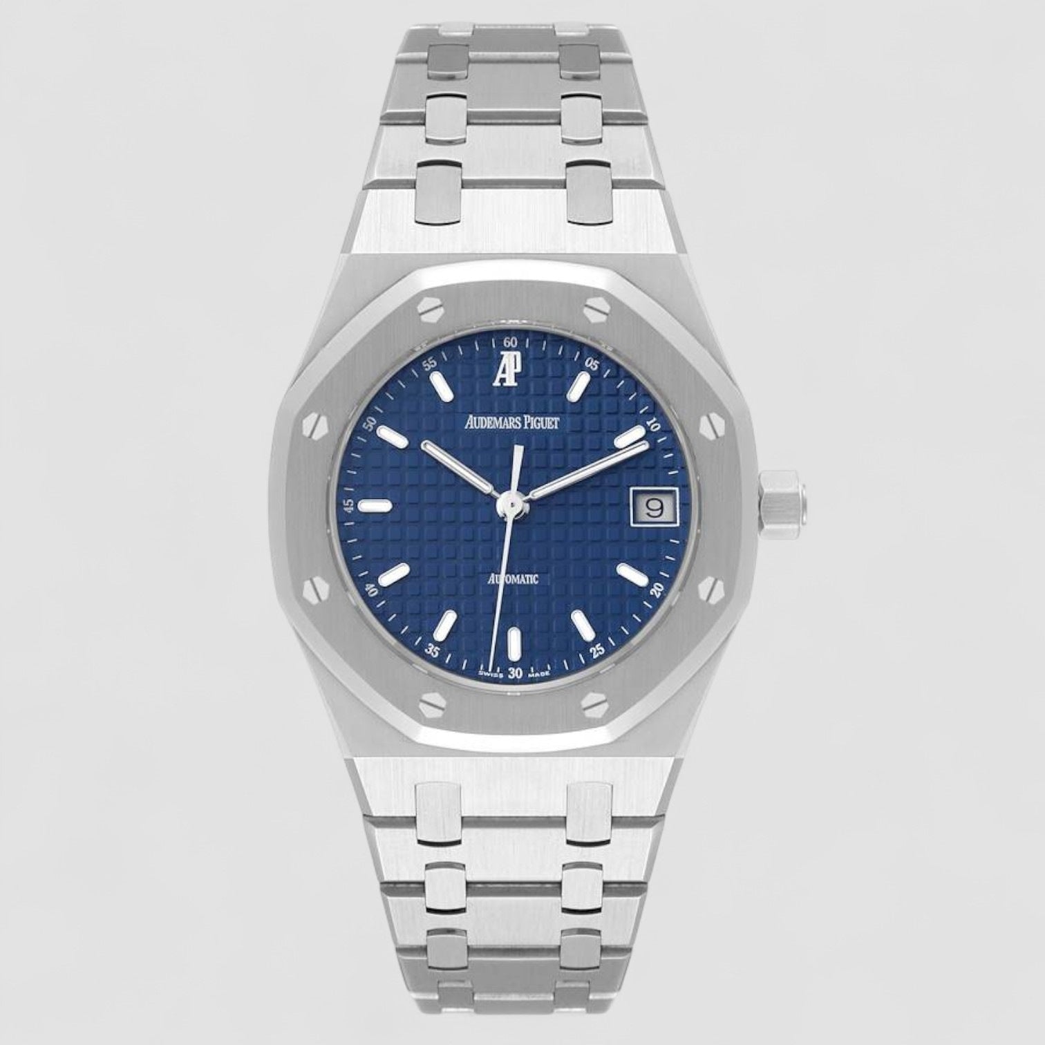 Royal Oak Blue Dial Steel Mens Watch