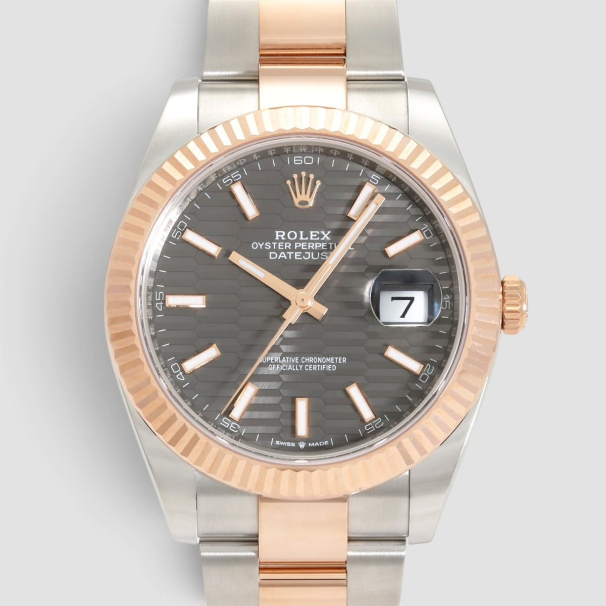 Datejust 41 Slate Fluted Motif Dial