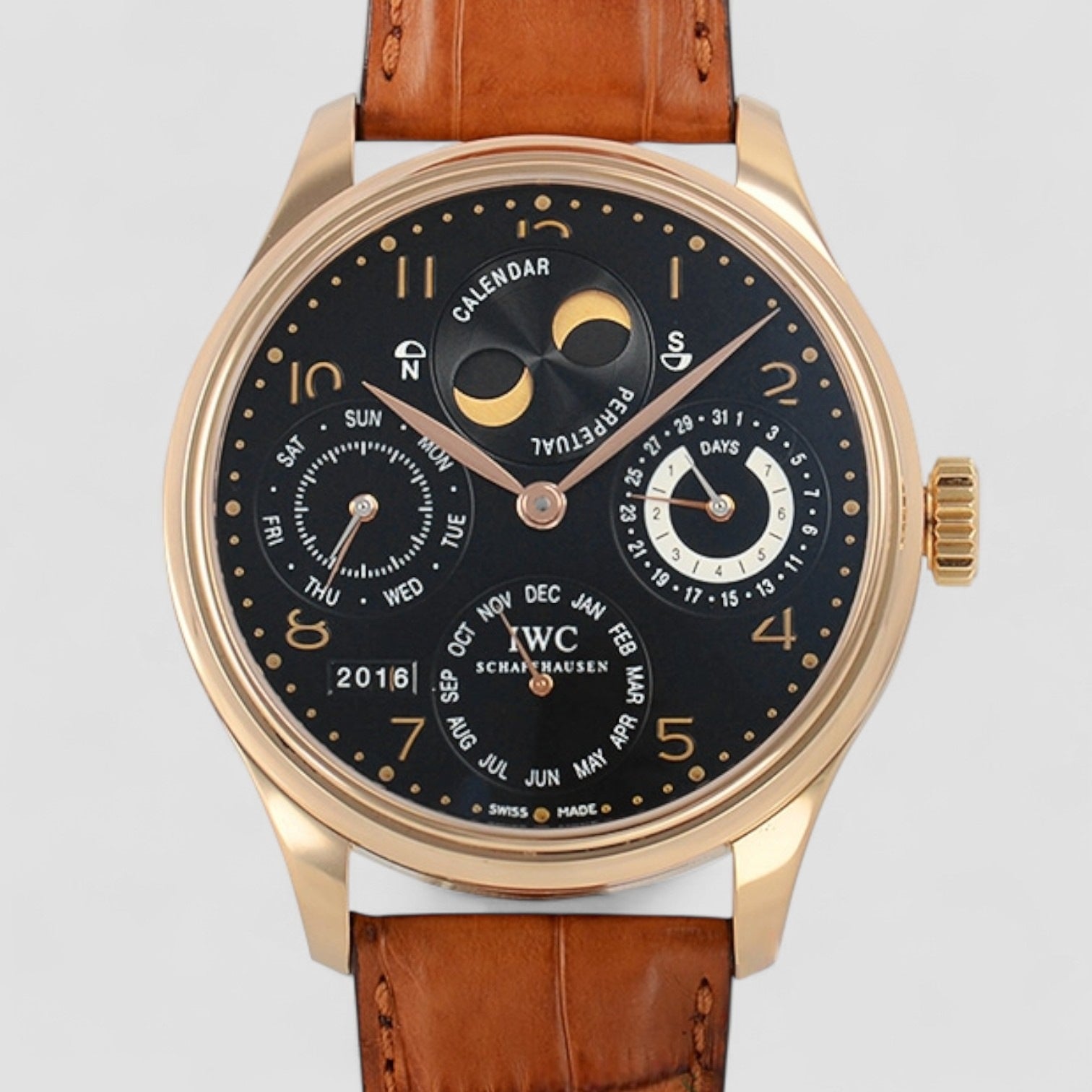 Portugieser Perpetual RG/Black