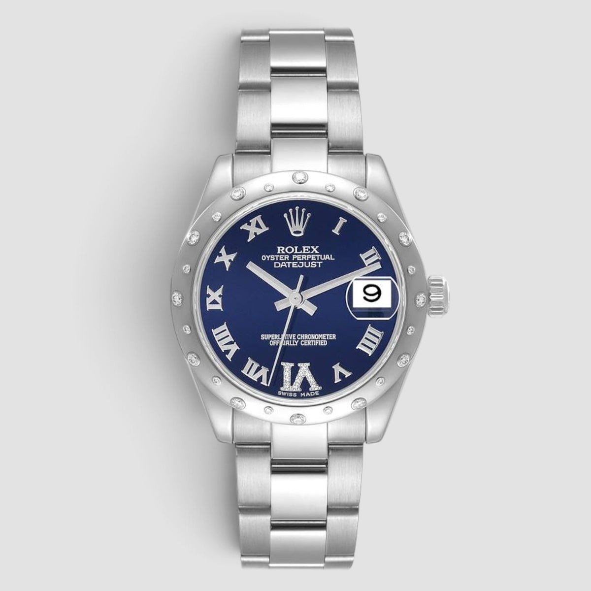 Datejust 31 Blue Diamond Dial Oyster