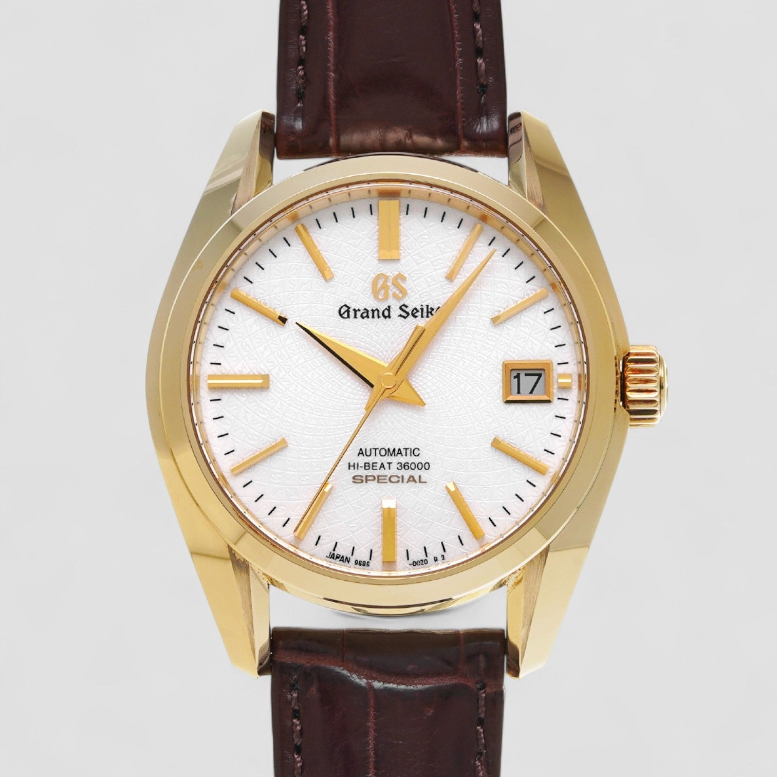 Grand Seiko Hi-Beat 36000 Special Yellow Gold Case SBGH266