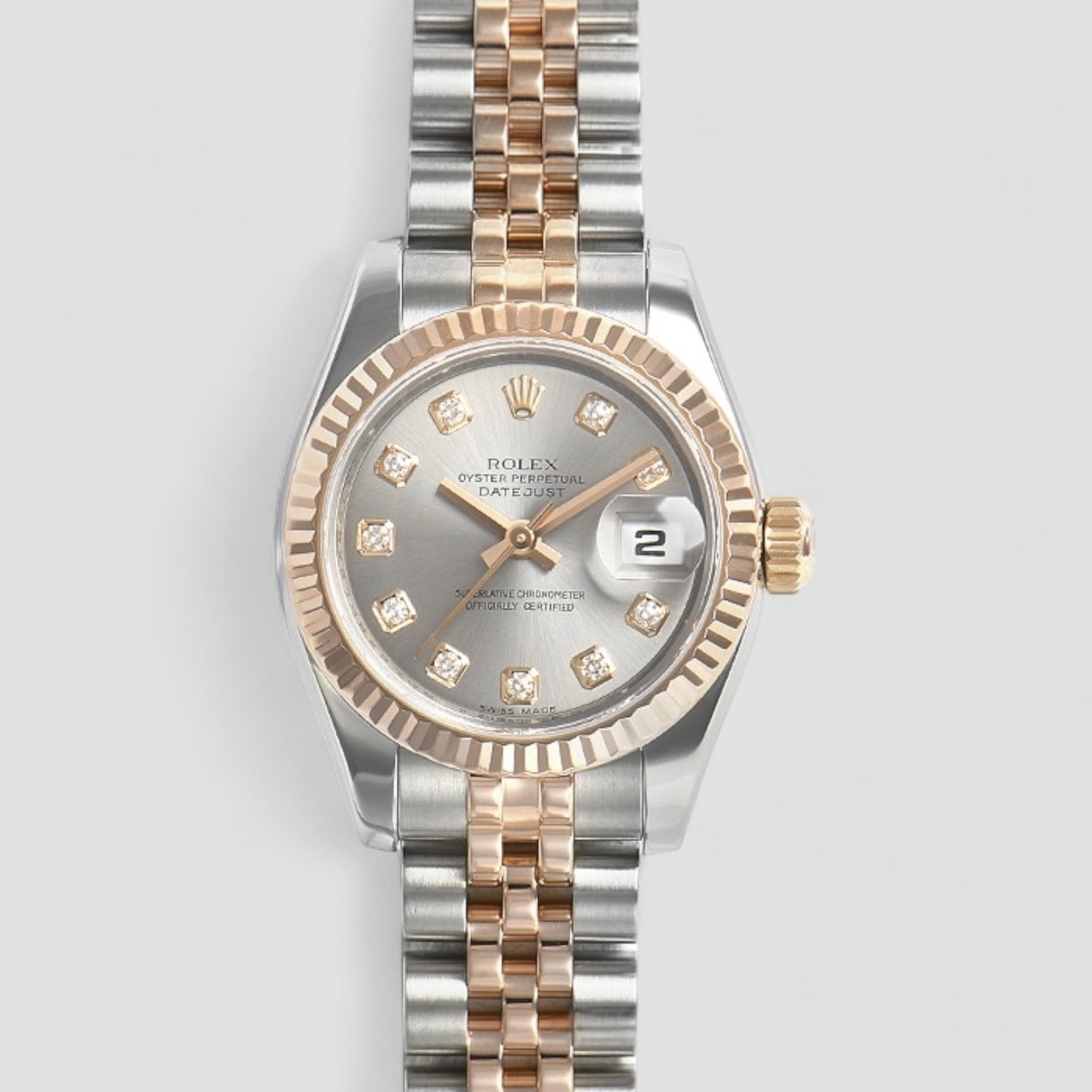 Datejust Silver Diamond Dial