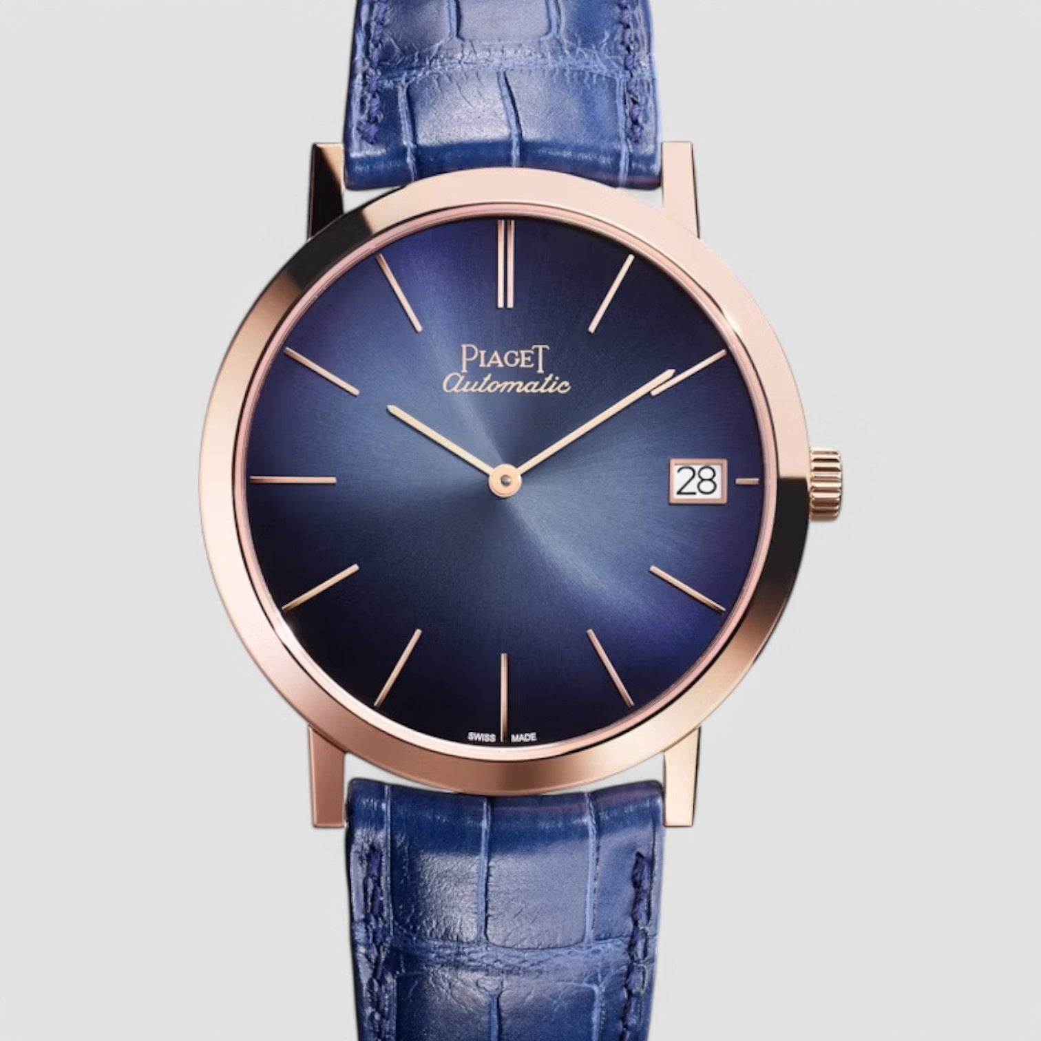 Blue Dial "60th Anniversary Limited Edition" Automatic Men's 18K Rose Gold Watch