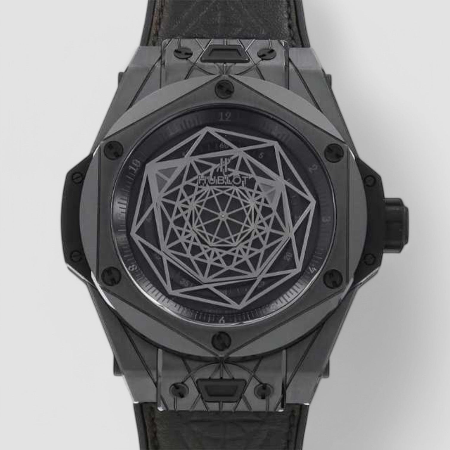 Big Bang Unico All Black Sang Bleu 45 mm