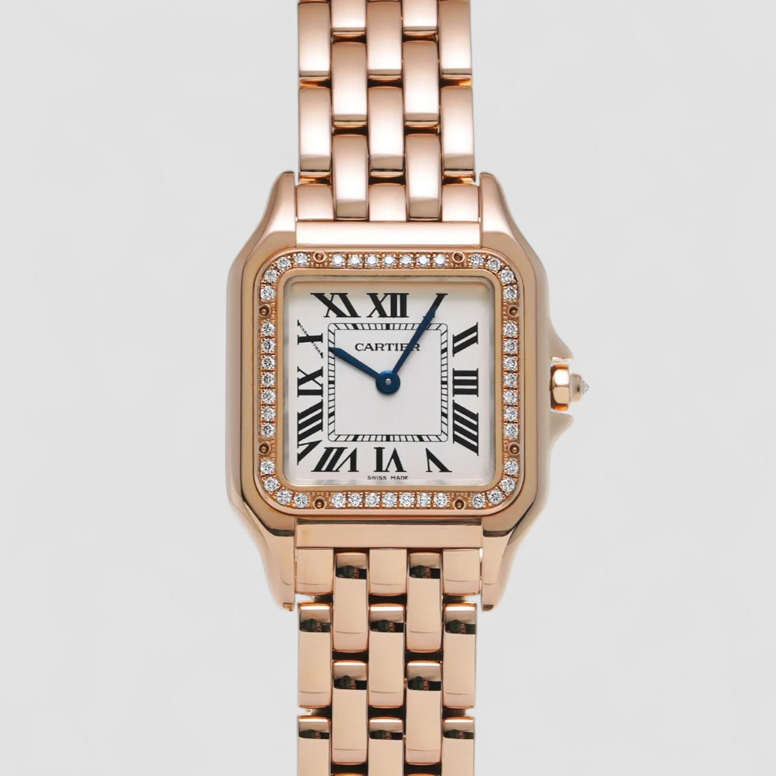 Panthère de Cartier Silver Dial 18kt Rose Gold Ladies Watch 24 200 CHF