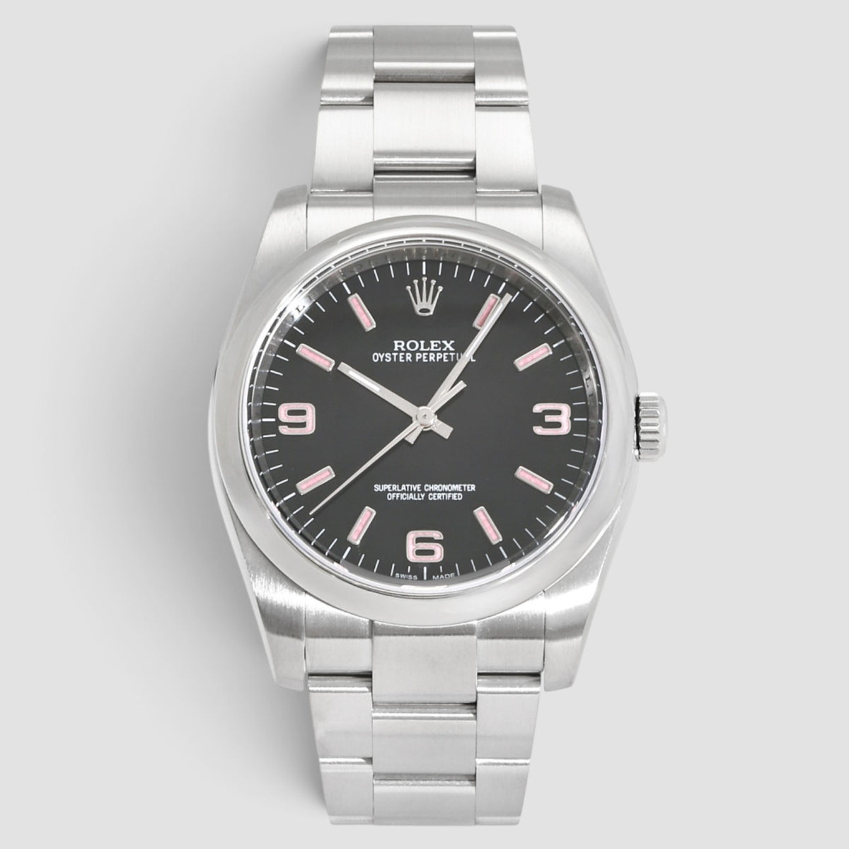 Oyster Perpetual 36 Black 3-6-9 Dial