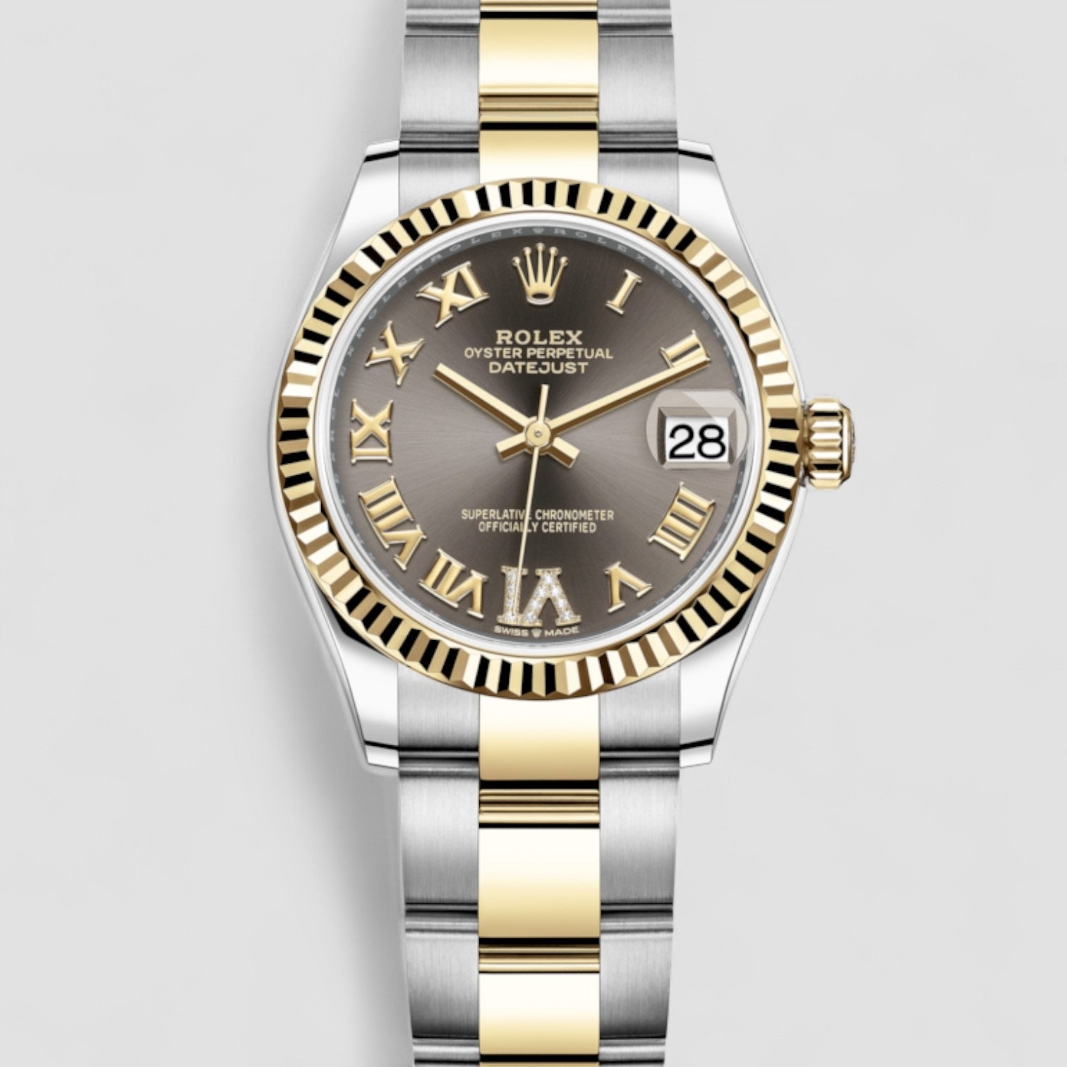Datejust 31 Roman Numeral Diamonds Women's Watch