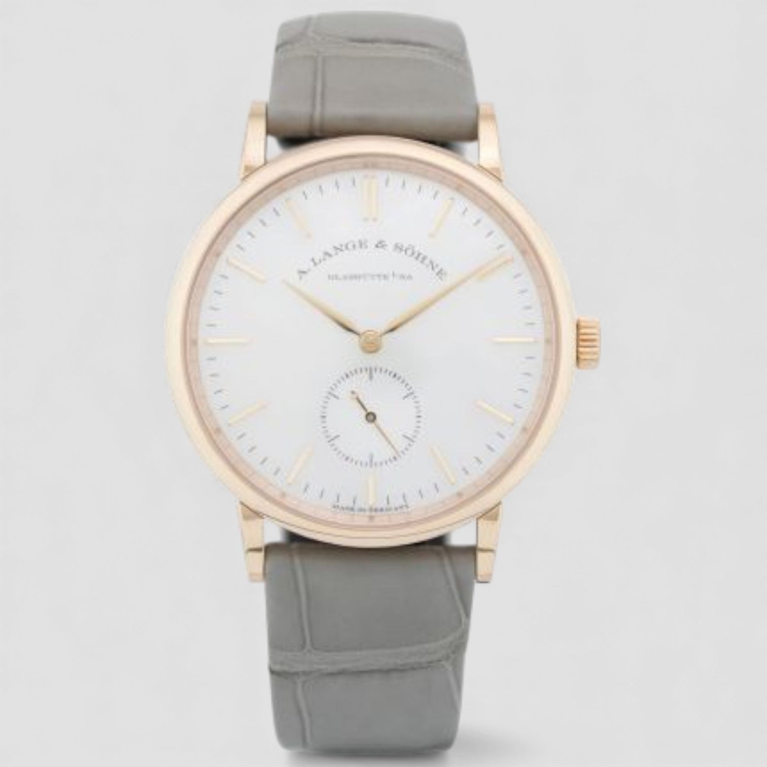 Saxonia Manual Wind 18K Rose Gold Mother of Pearl