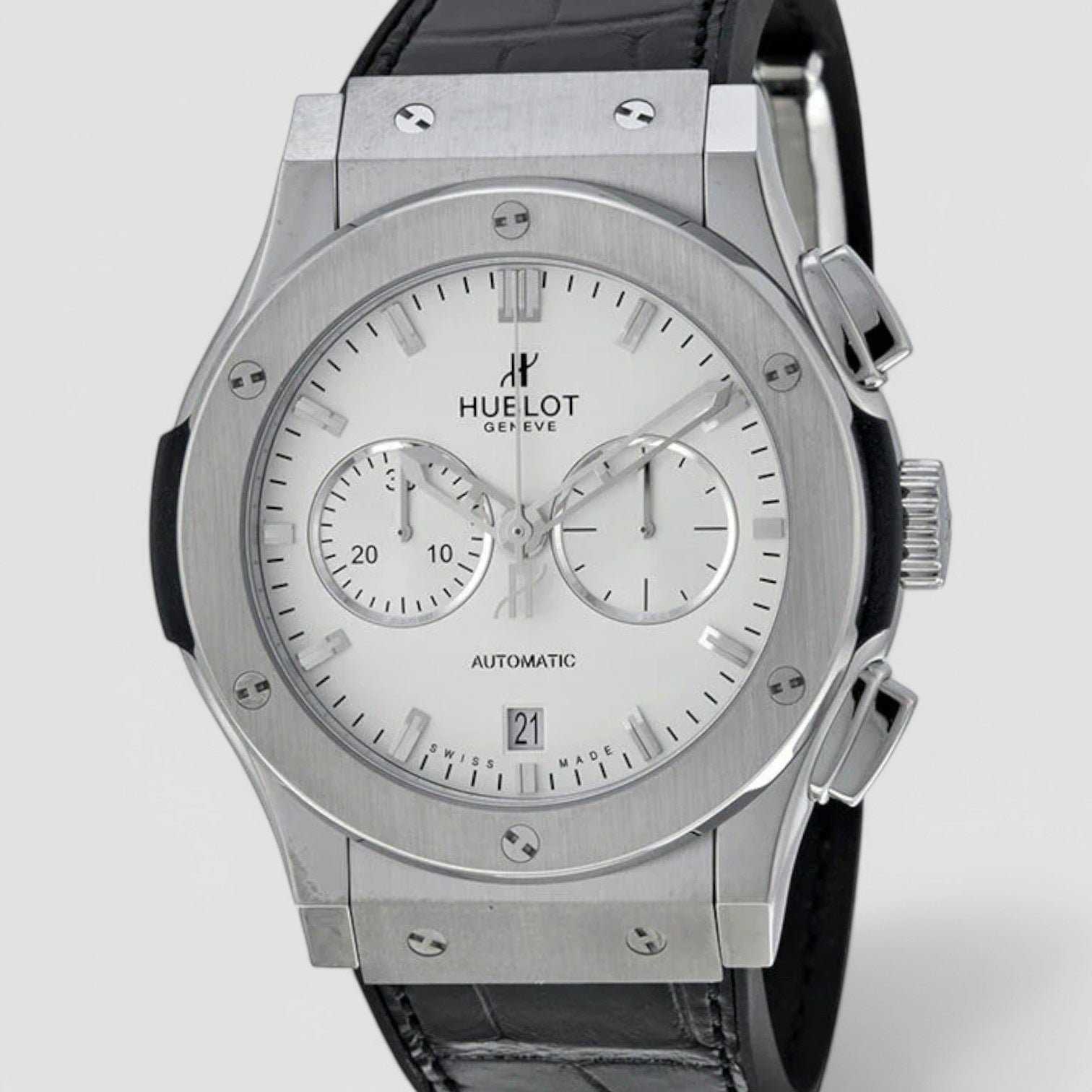 Classic Fusion Titanium Automatic White Dial Reloj Para Hombre