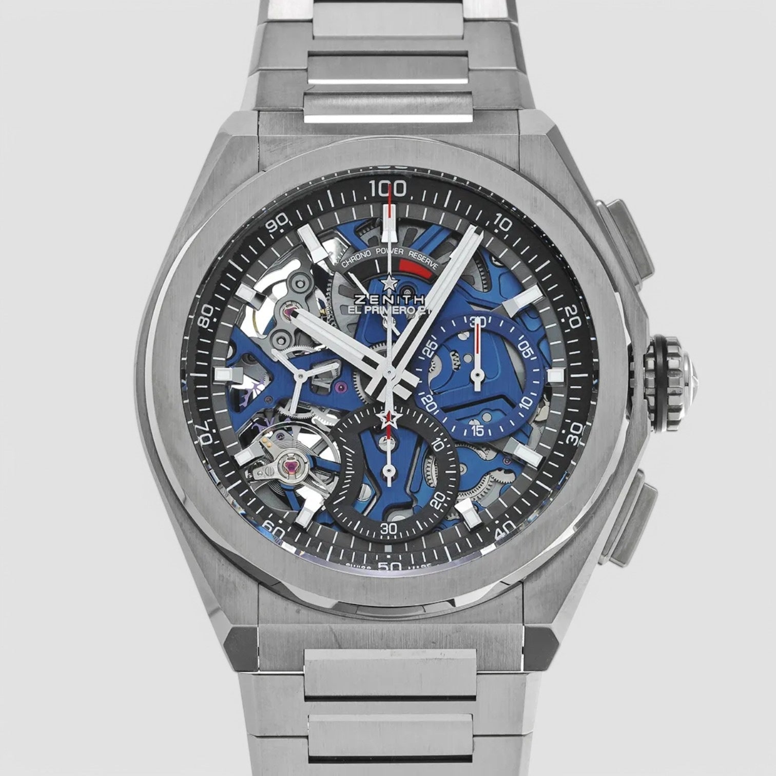 Defy El Primero 21 Titanium Skeleton Dial & Bracelet