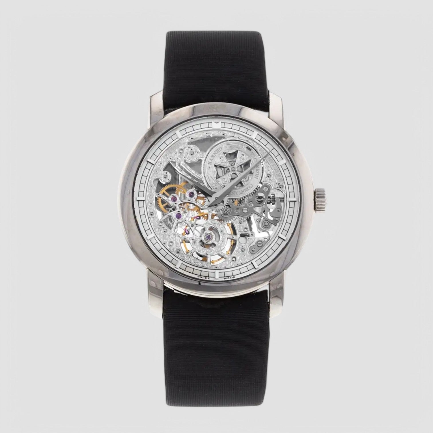 Traditionnelle Openworked Manual Wind 30mm Ladies Watch