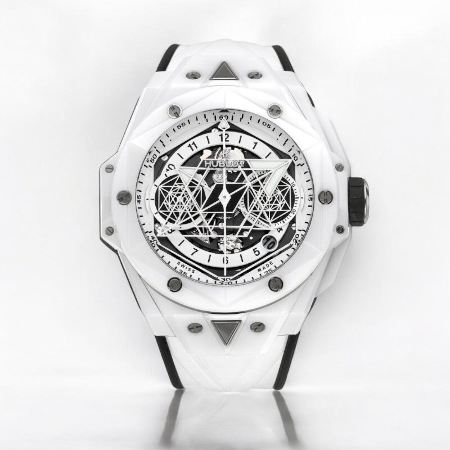 Big Bang Sang Bleu II Unico White 45mm Limited 200