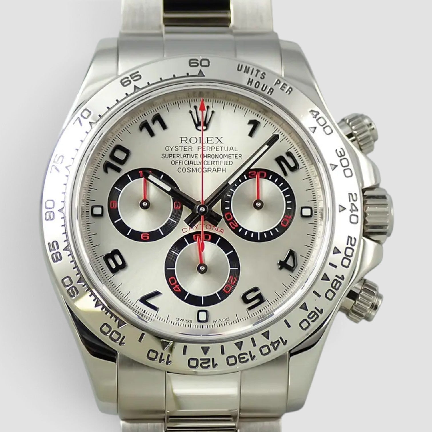 Cosmograph Daytona 40mm 18K White Gold Black Dial