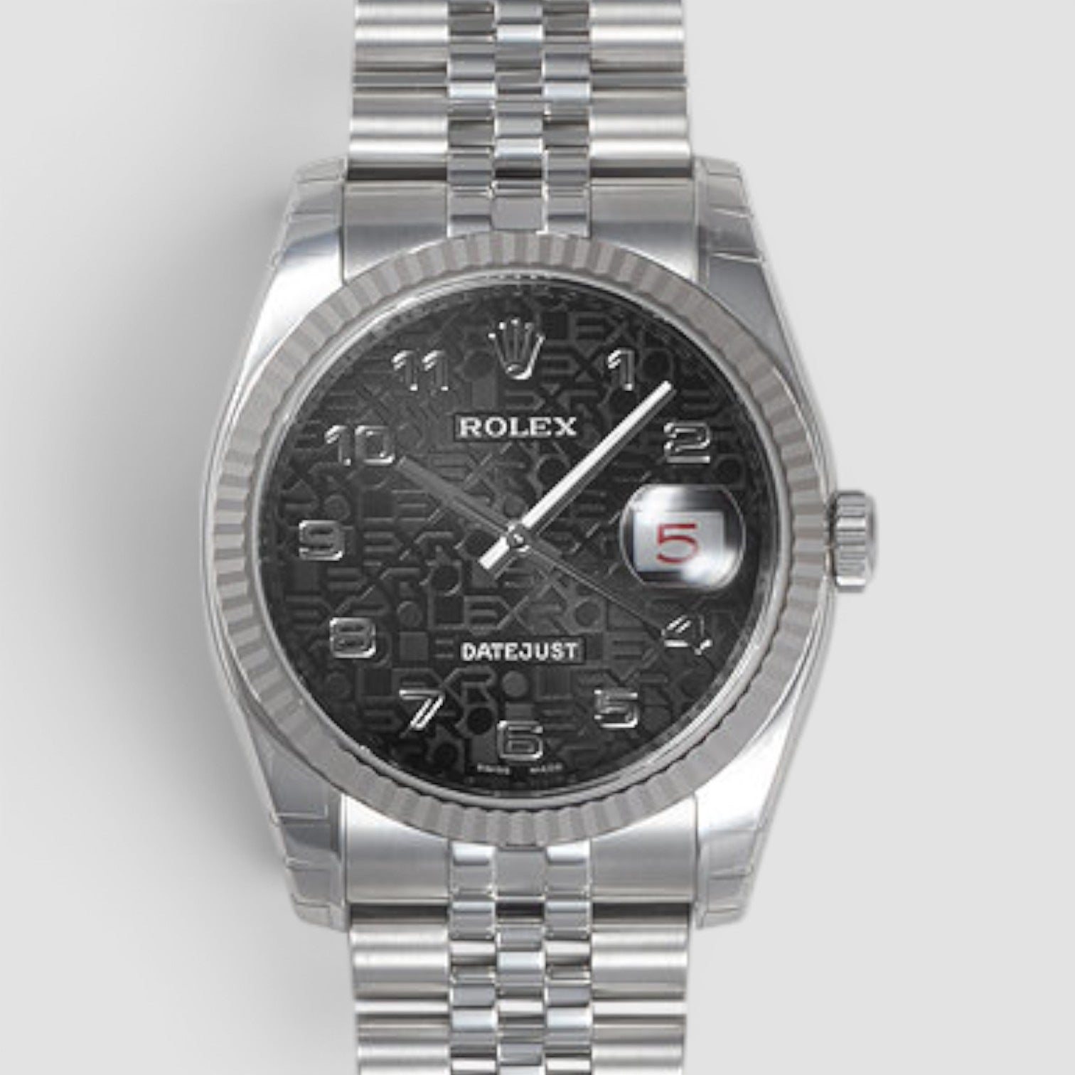 Datejust 36 black computer arabic dial jubilee