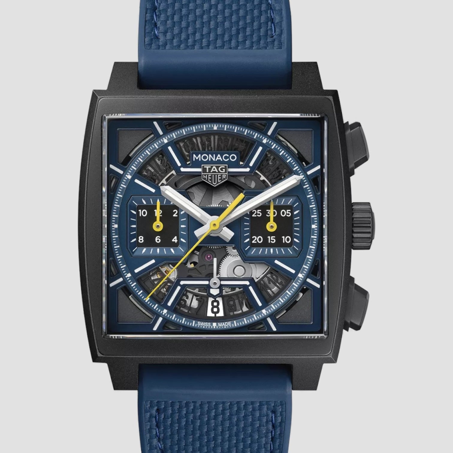 Monaco Skeleton Chronograph Black DLC Titanium