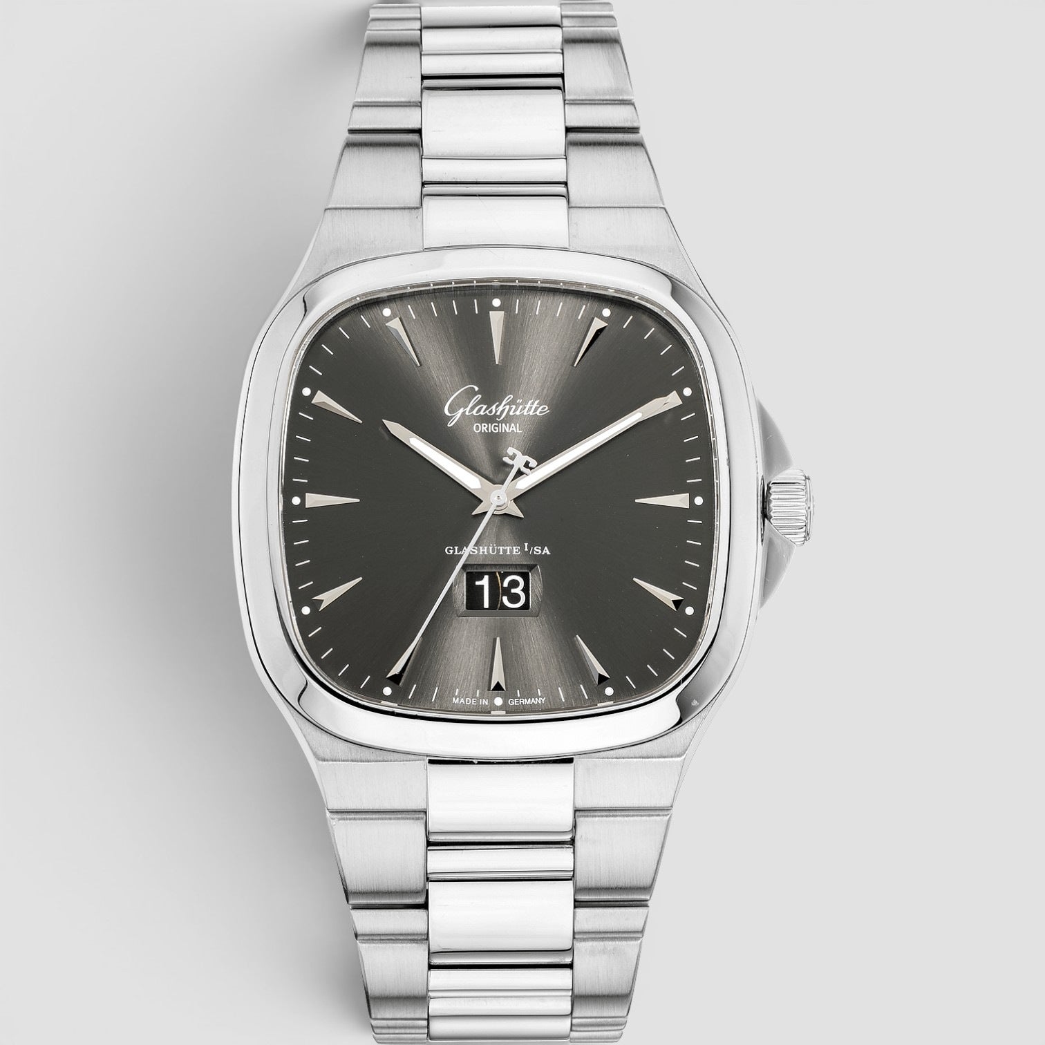 Senator Seventies Panorama Date Stainless Steel Automatic