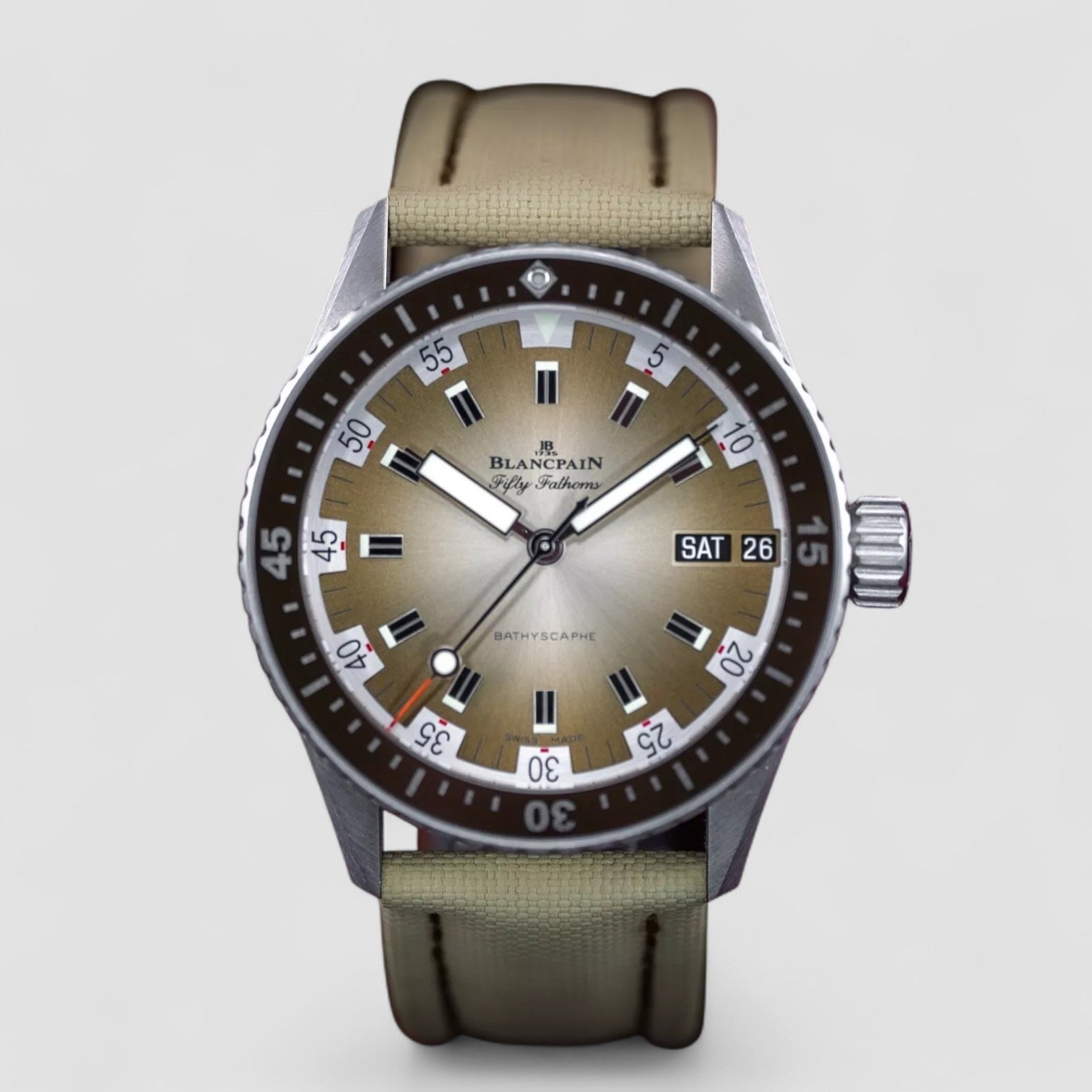 Fifty Fathoms Bathyscaphe Day Date Desert Edition