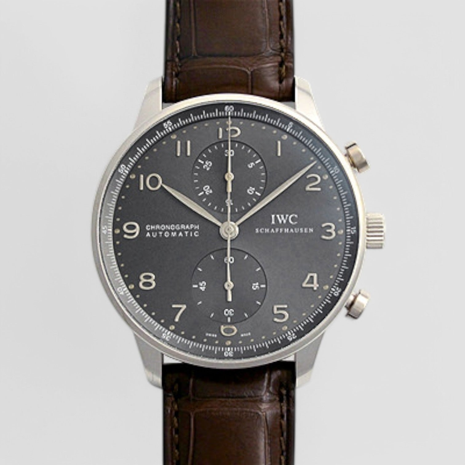 Portugieser Chrono 18 CT White Gold Automatic Men's Watch