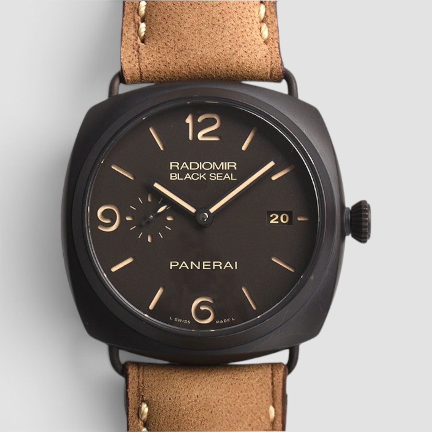 Radiomir Black Seal 45mm Ceramic Brown Dial