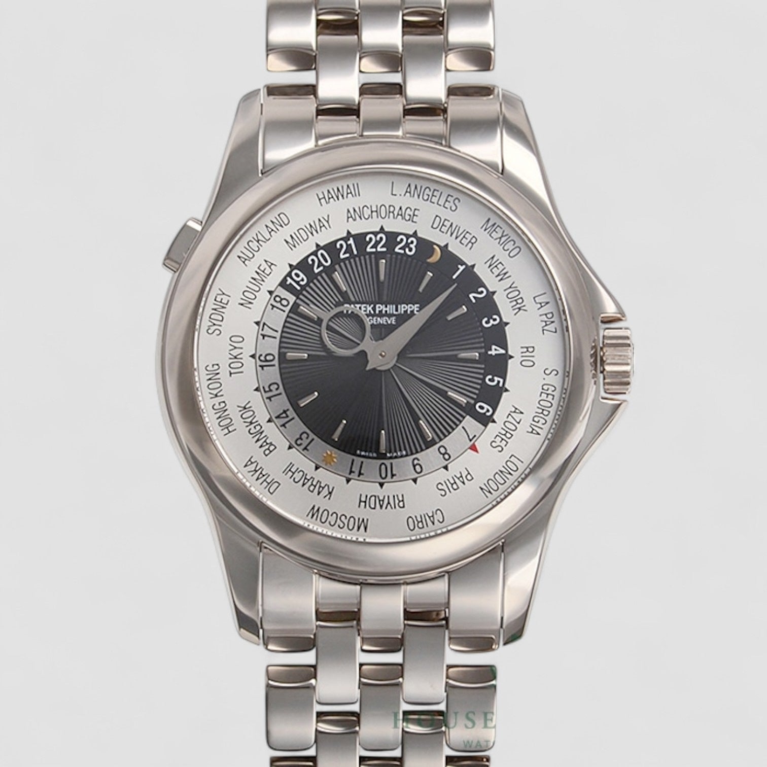World Time 18K White Gold / 18K White Gold Bracelet