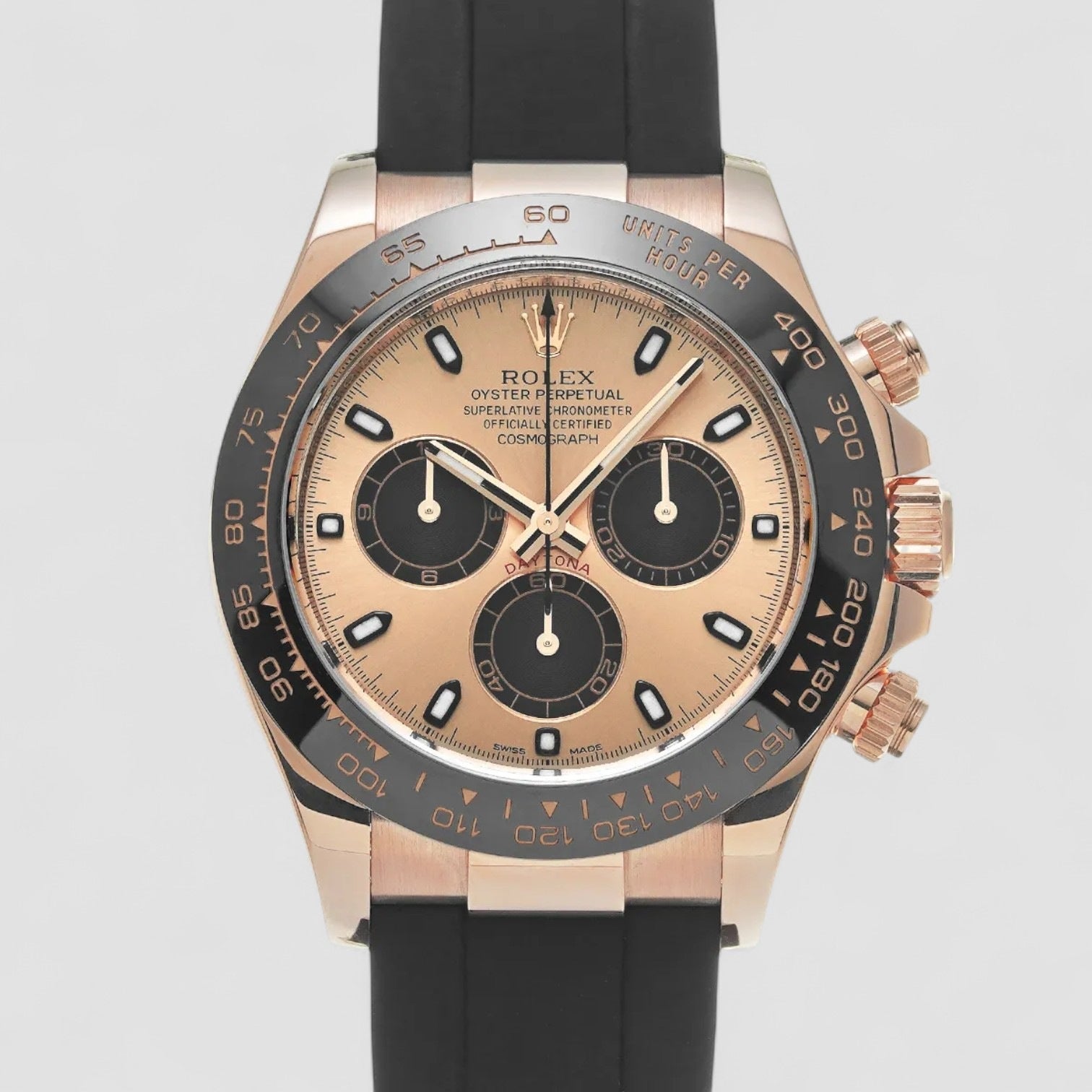 Cosmograph Daytona 18K RG Oysterflex