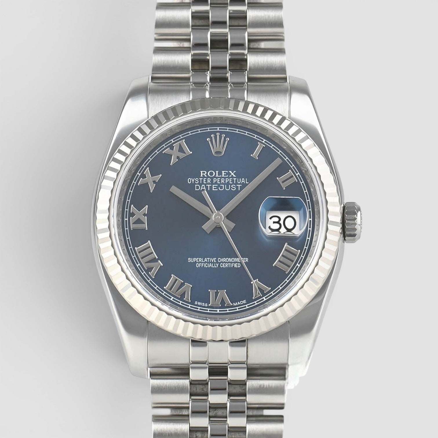 Datejust 36 Blue Roman Dial Jubilee