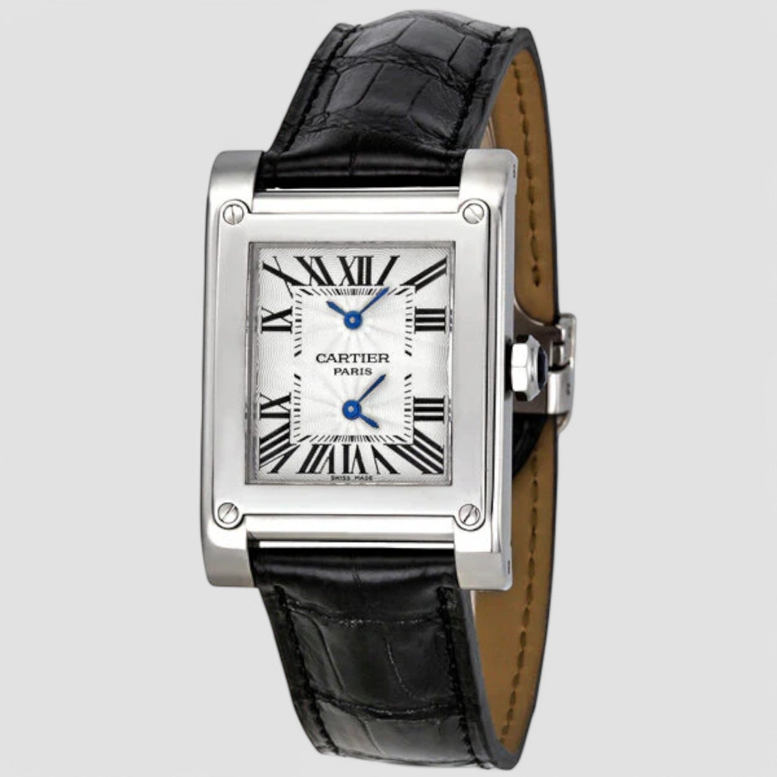 Vis Dual Time Tank A Zone Ladies Watch
