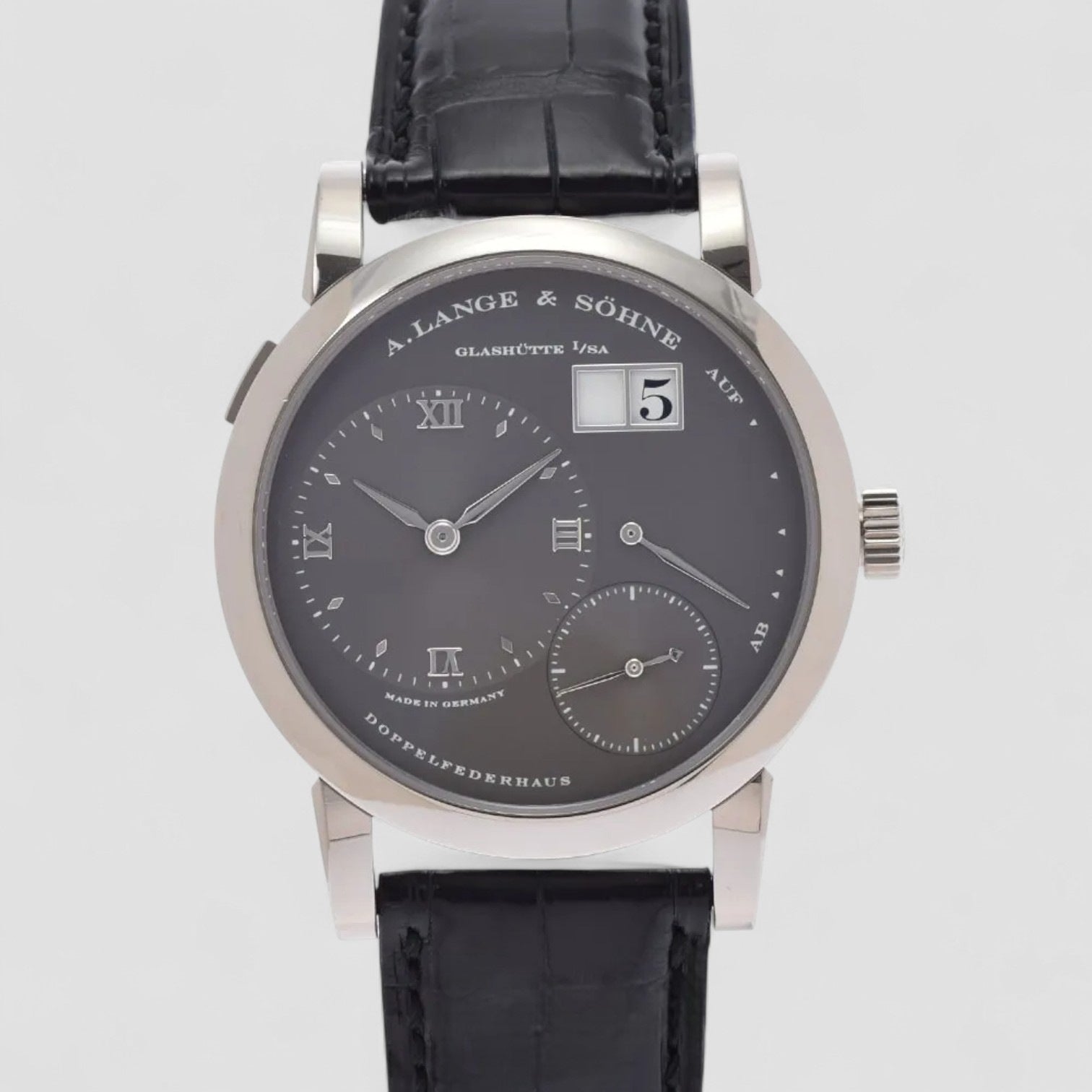 Lange 1 18K White Gold Gray Slate Dial