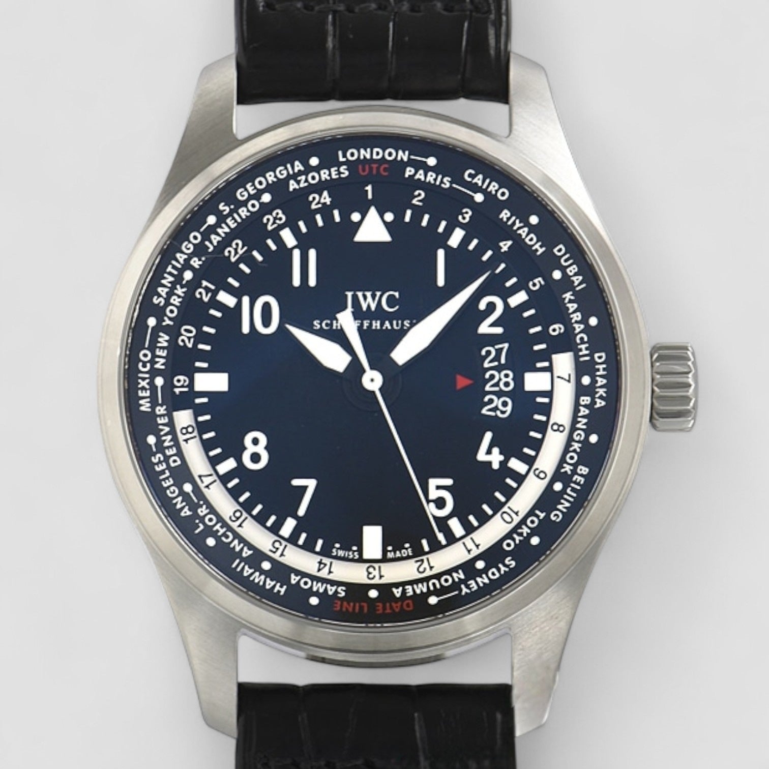 Pilot WorldTimer SS Black Dial