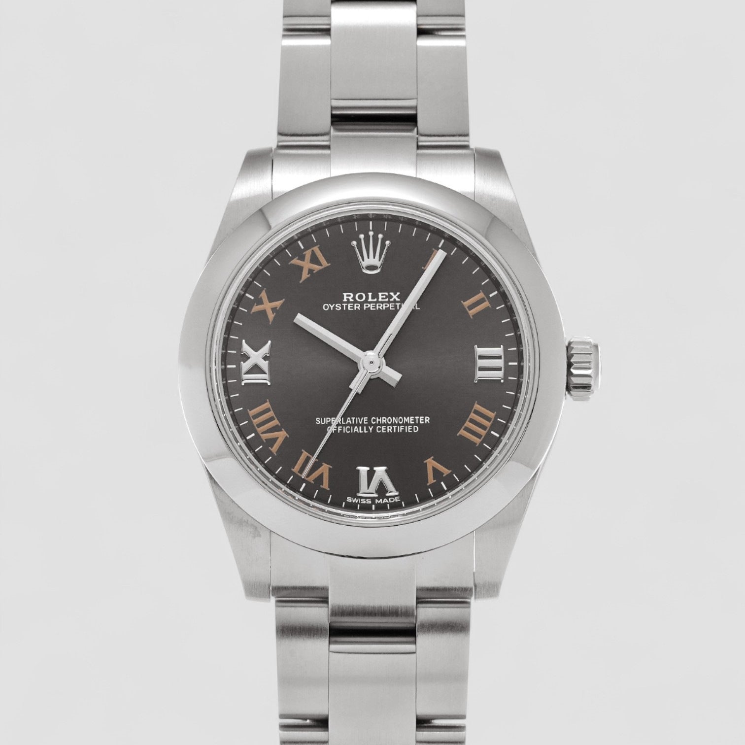 Oyster Perpetual 31 Dark Grey Nickname Dial Ladies Watch