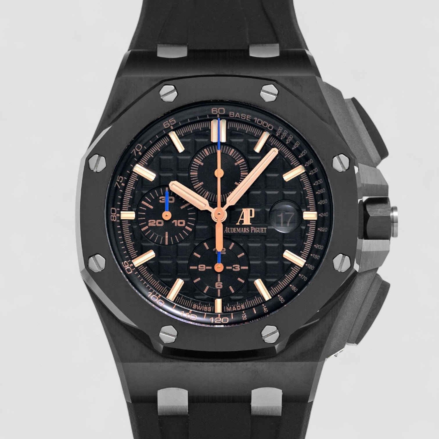 Royal Oak Offshore Black Dial Ceramic / Rubber