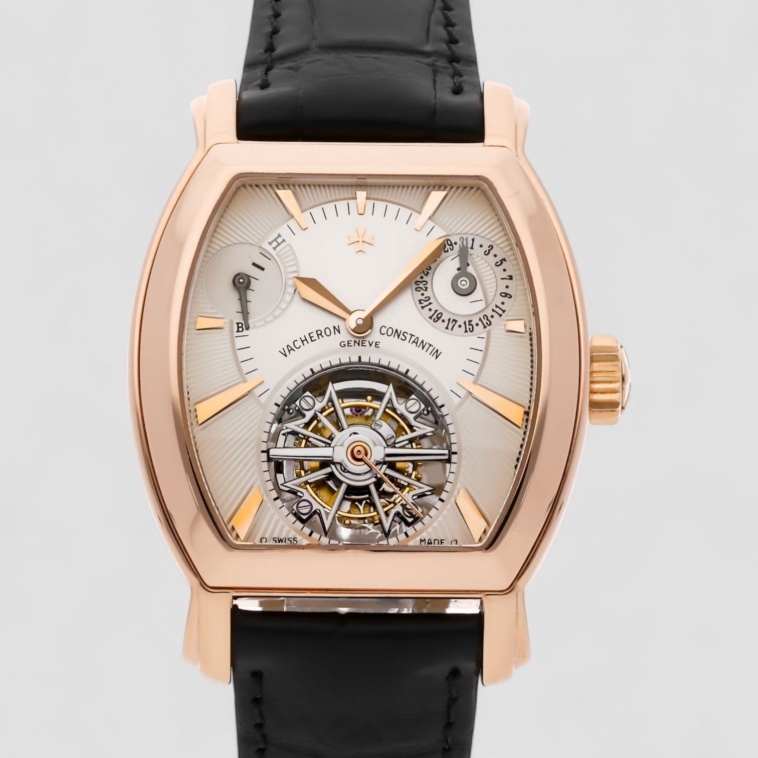 Malte Tonneau Tourbillon Rose Gold 36mm
