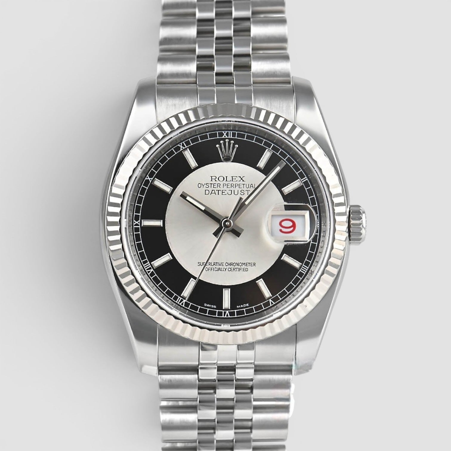 Datejust 36 Black Tuxedo Dial Jubilee