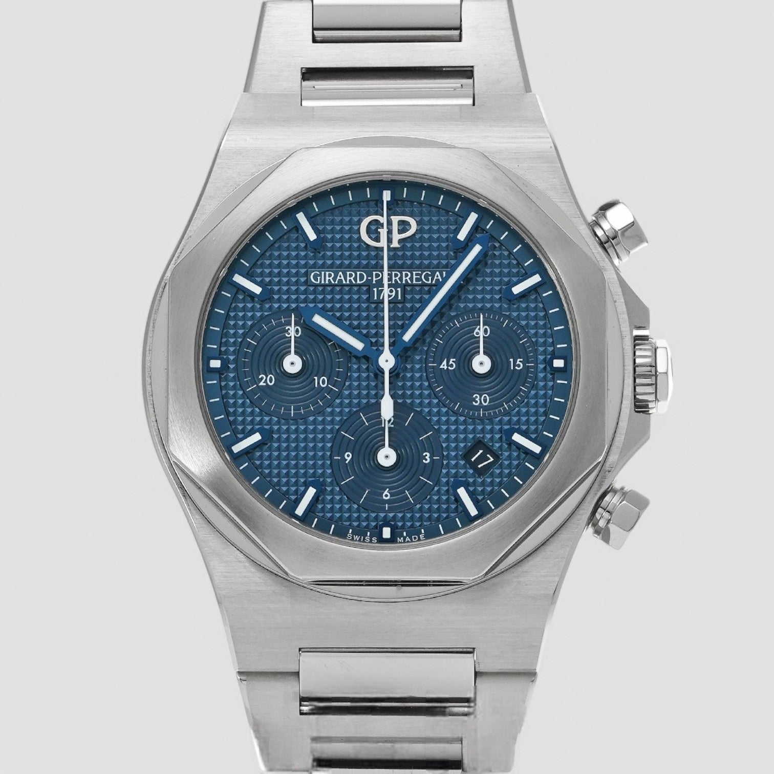 Laureato Chronograph 42mm SS / Blue Dial
