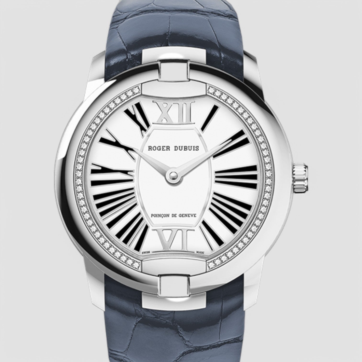 Velvet Automatic Diamond White Dial Watch