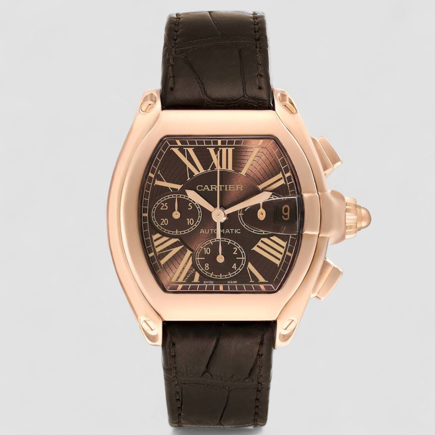 Roadster Chronograph XL 18K Rose Gold Mens Watch