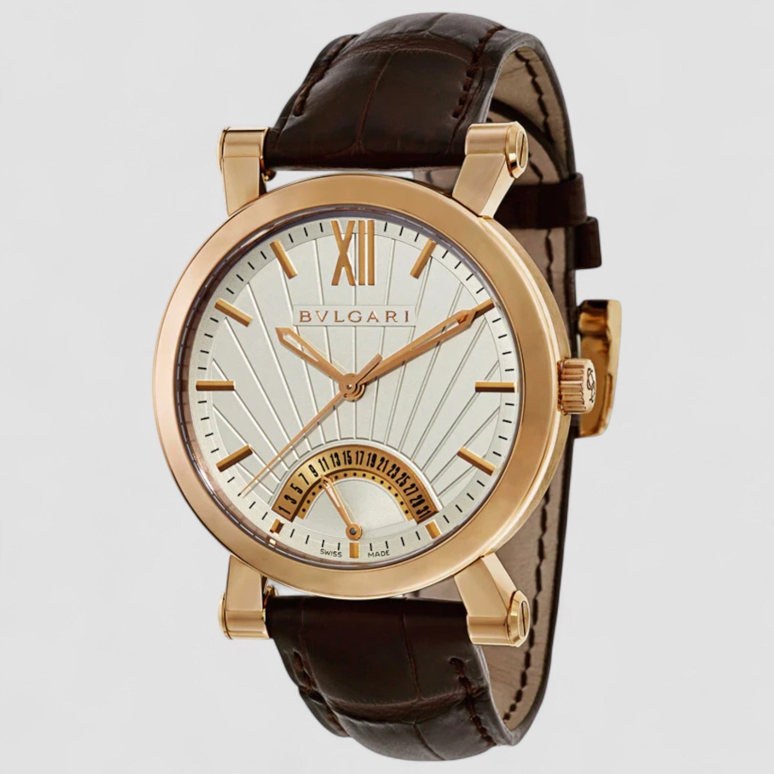 Sotirio Bulgari Automatic Silver Men's Watch