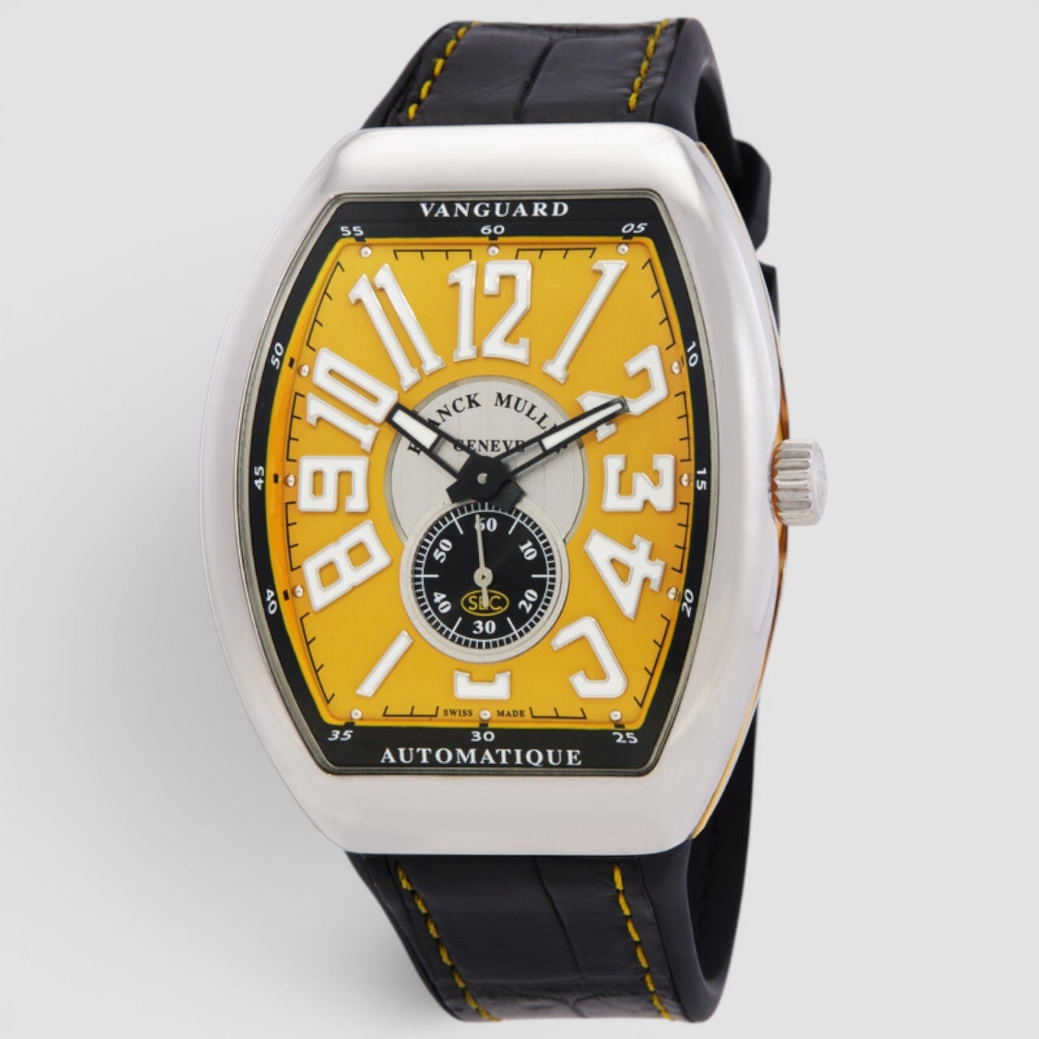 Vanguard Slim Vintage Automatic Yellow Dial 41mm
